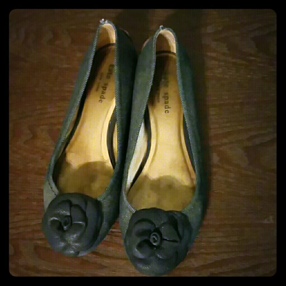 Navy blue Kate Spade flats